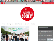 Tablet Screenshot of ellewomeninsociety.com